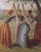 Camille Pissarro Woman under the bean frame china oil painting reproduction